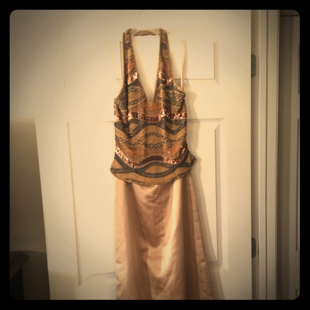 2 piece Scala gown.
